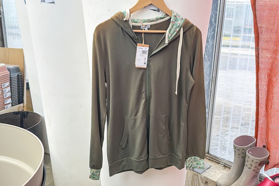 Damen Kapuzen Weste Blackfox, Gr. L